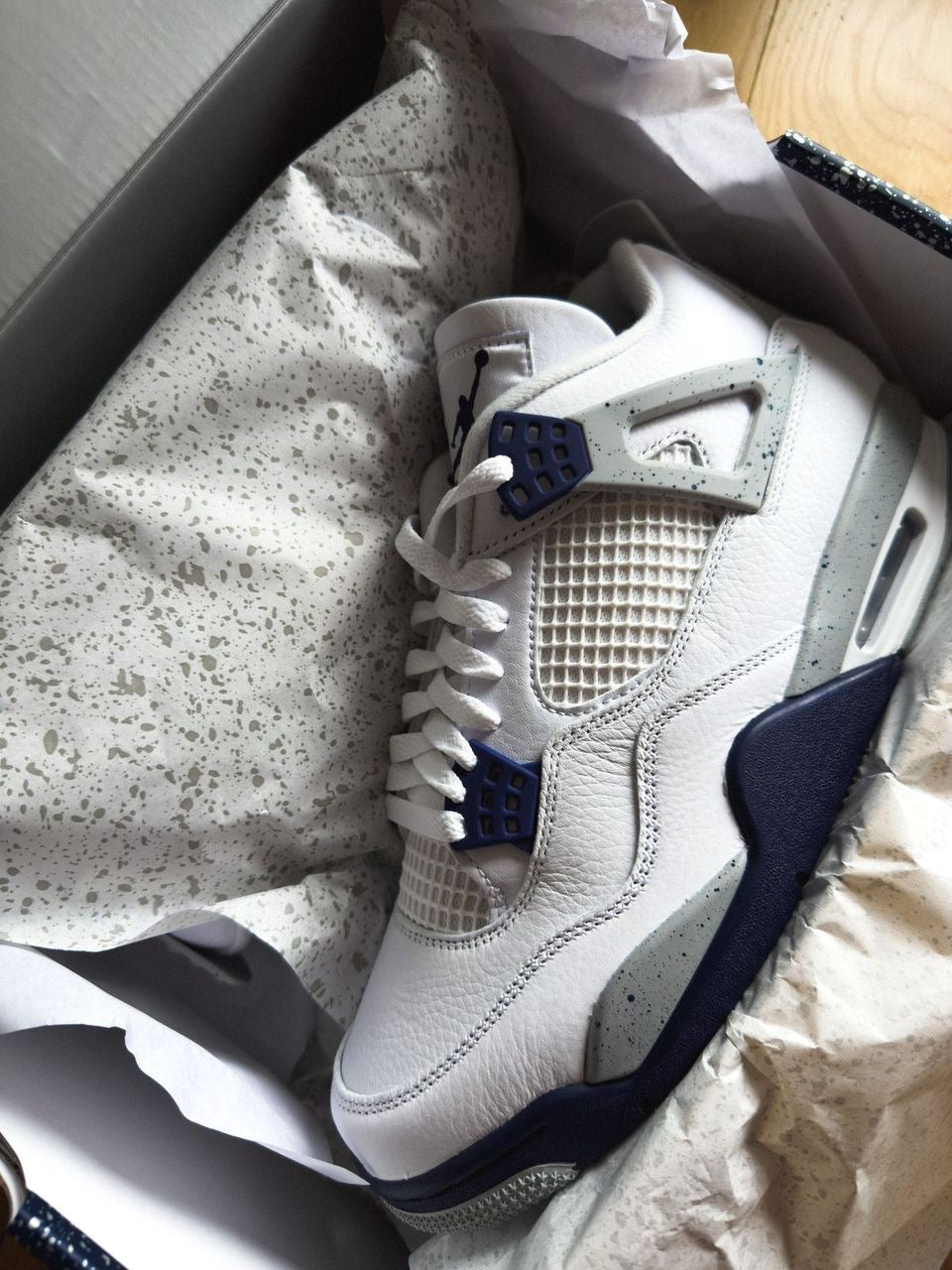 Air jordan 4 retro blue navy