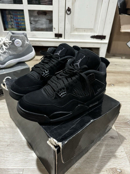 Air Jordan 4 black cat all black