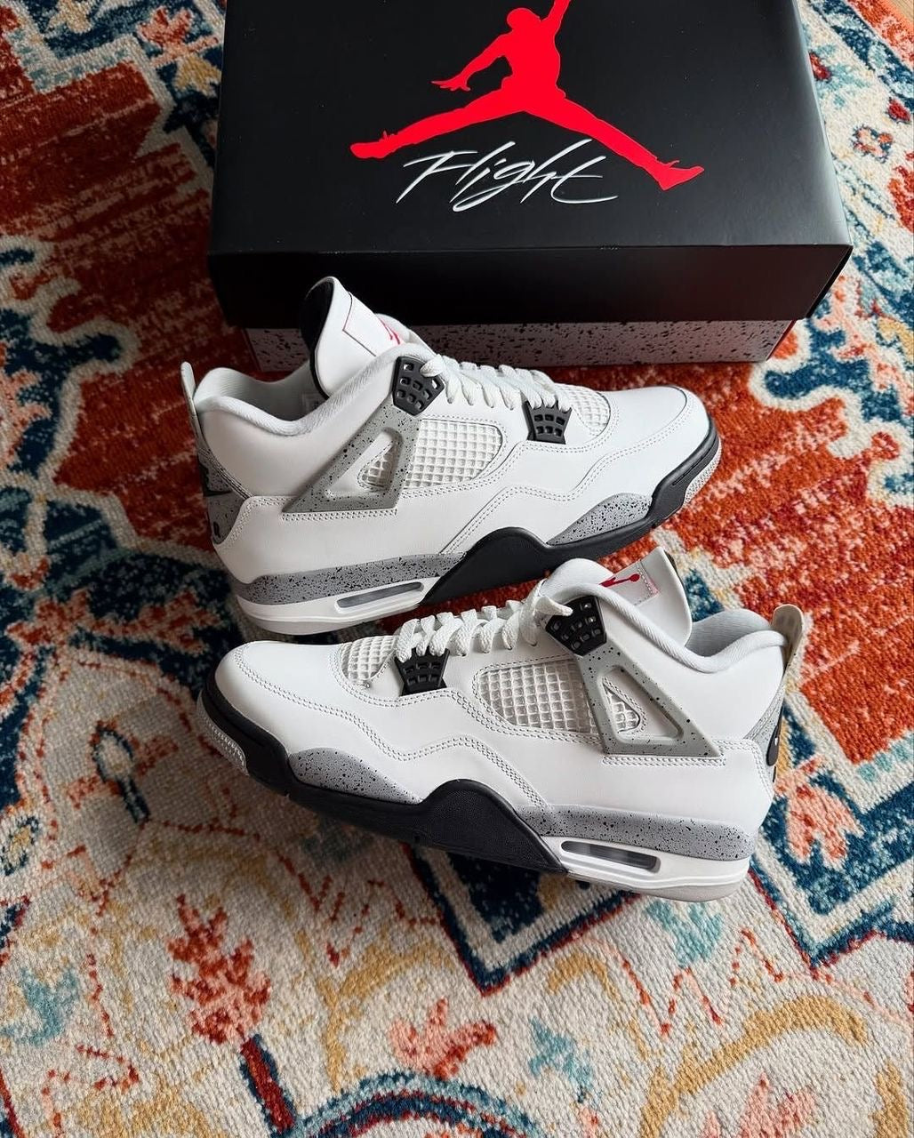 Air Jordan 4 White Cemant