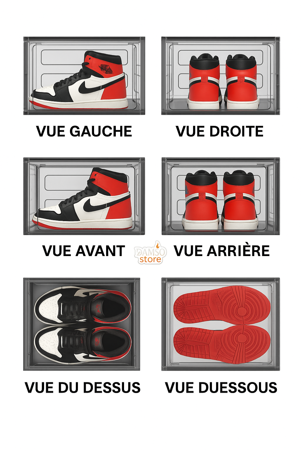 🧼 Boîte à Chaussures Premium – L’Organisation qui Sublime vos Sneakers