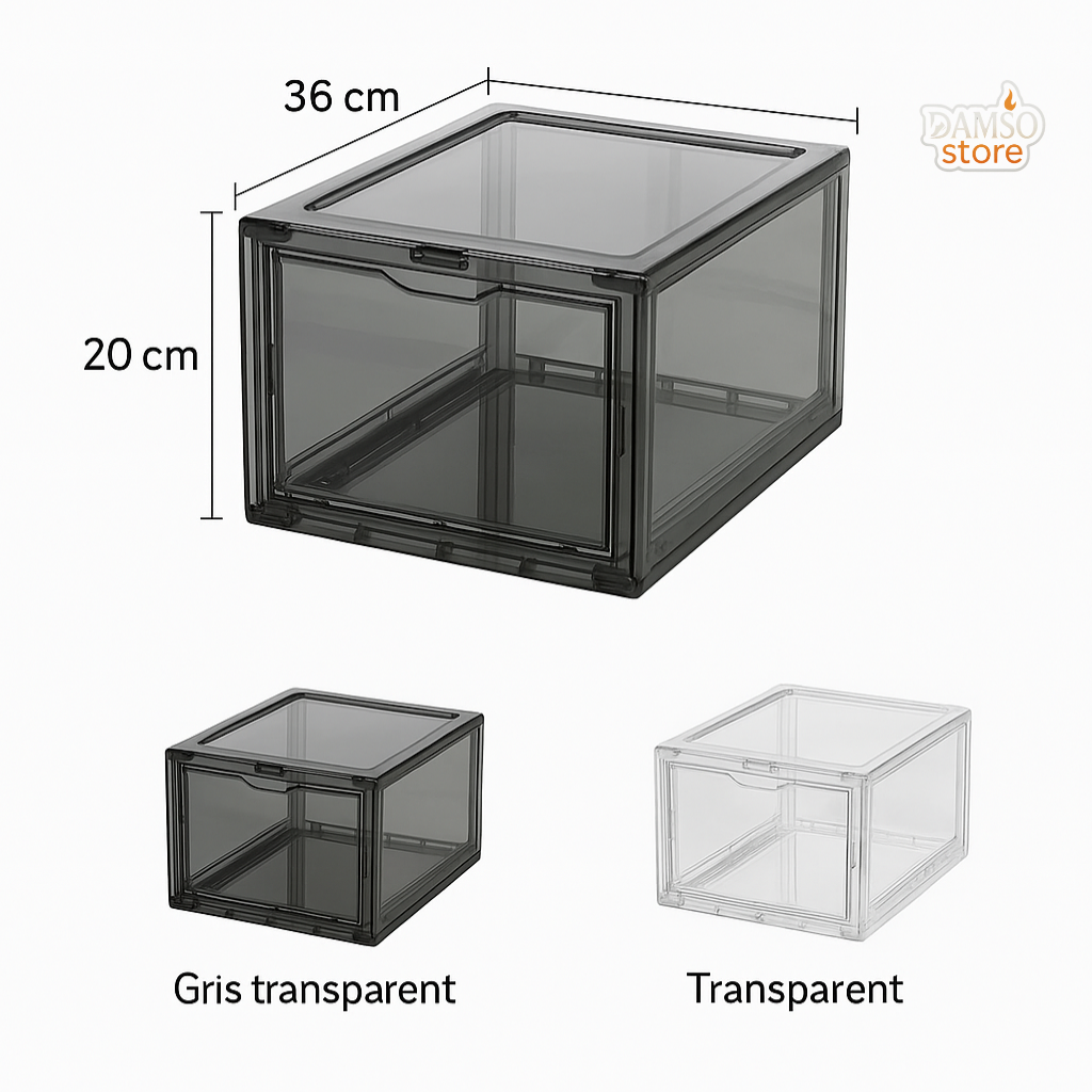 🧼 Boîte à Chaussures Premium – L’Organisation qui Sublime vos Sneakers