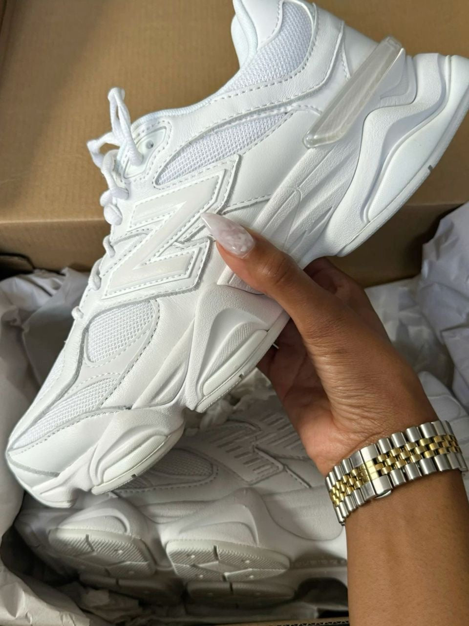 New balance 9060 all white