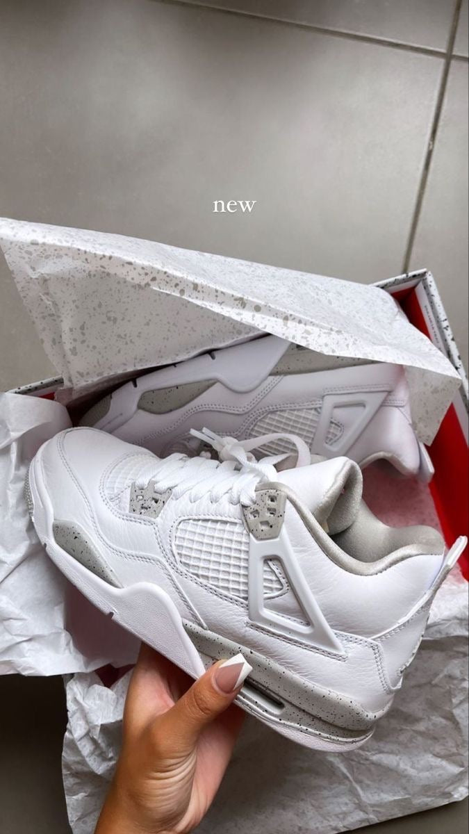 Air Jordan 4 Rétro White Oreo