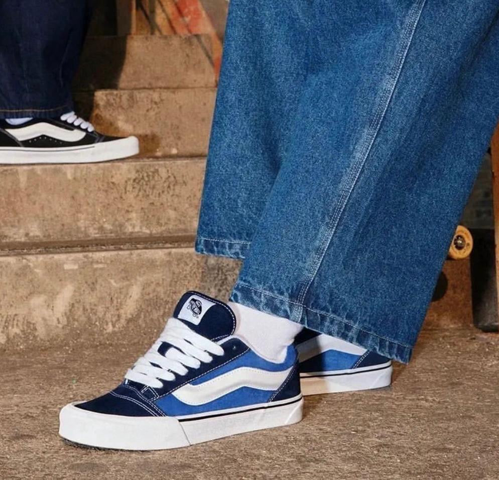 Vans knu school blue blanc