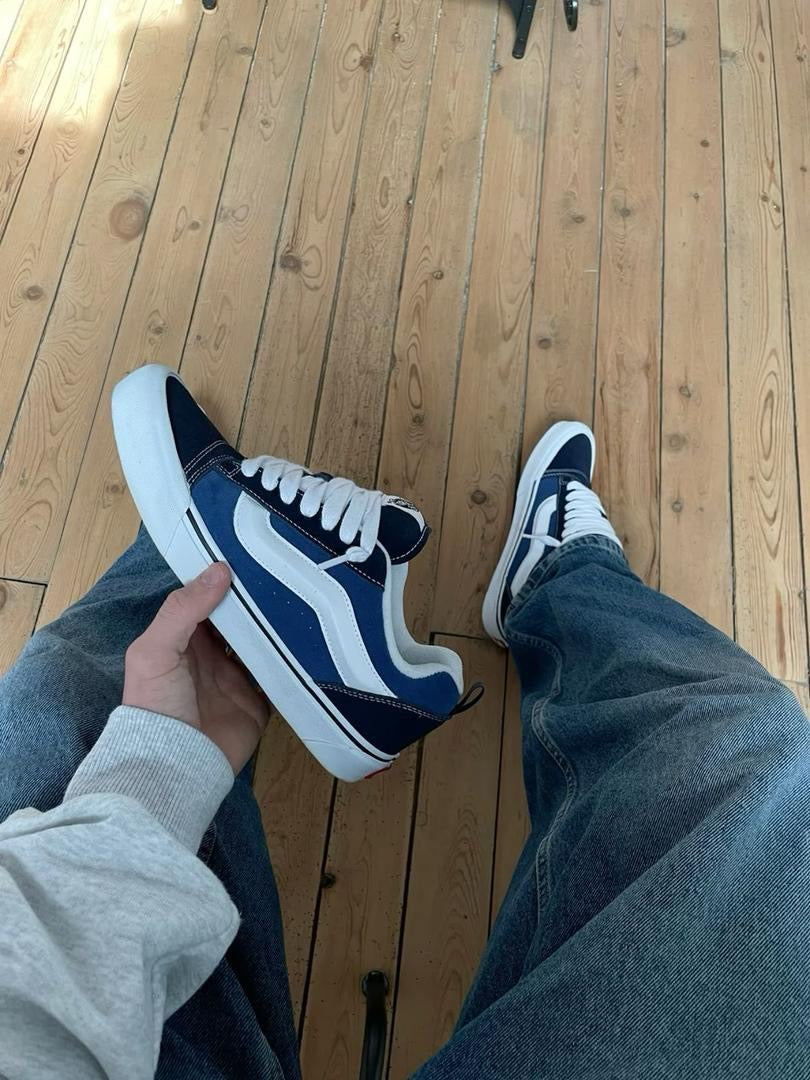 Vans knu school blue blanc