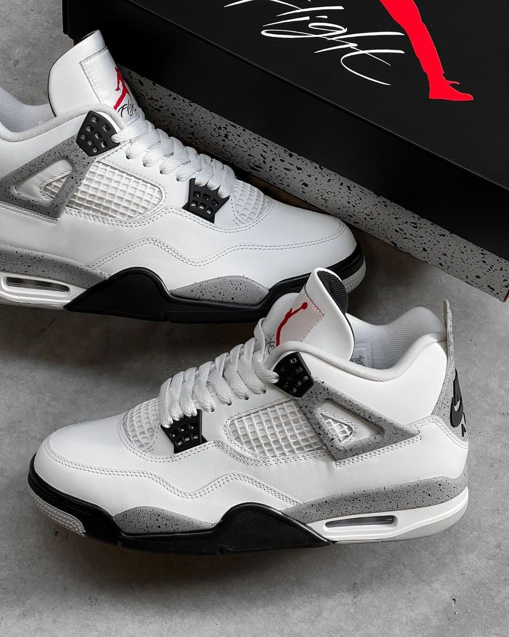 Air Jordan 4 White Cemant