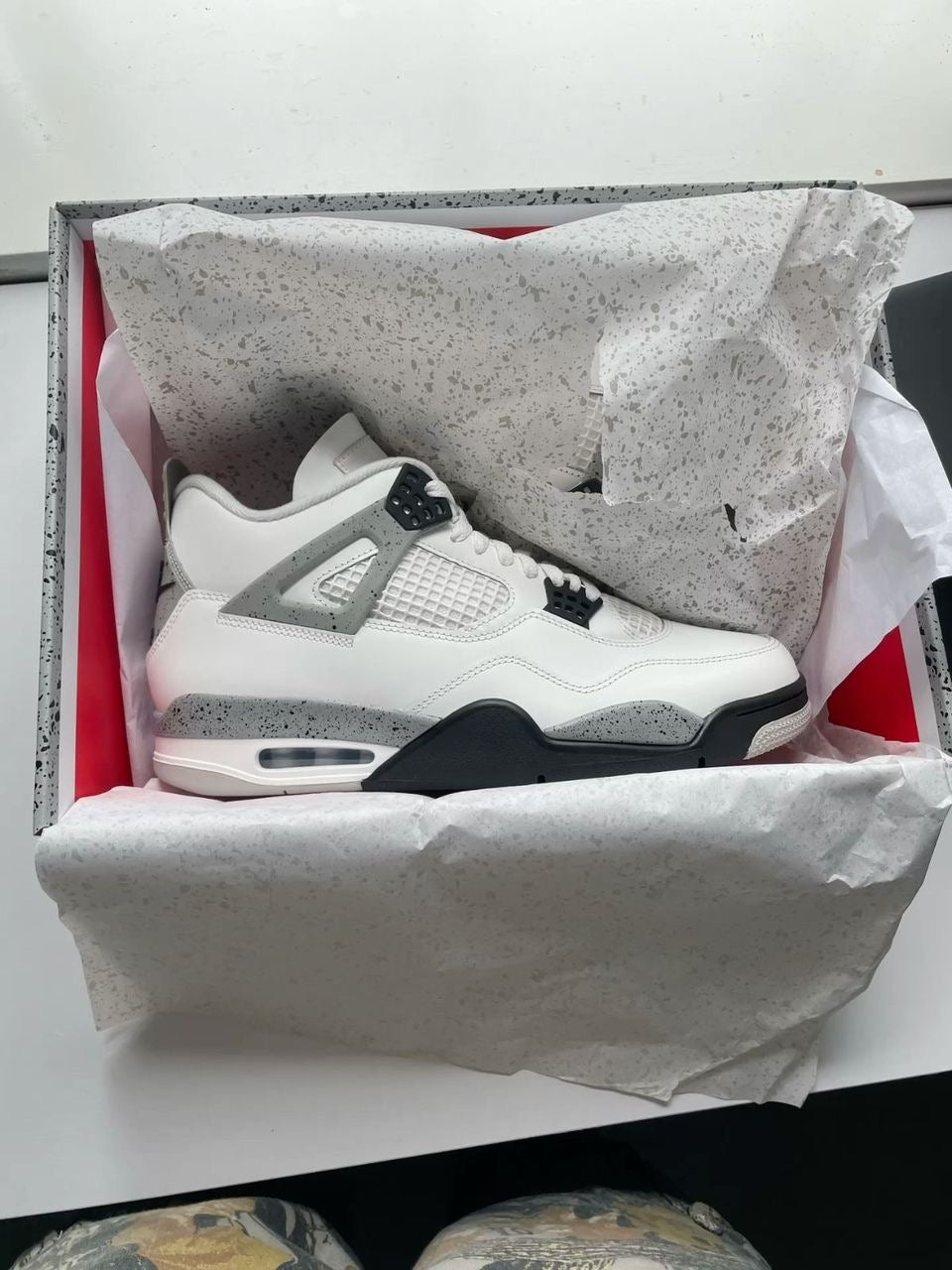Air Jordan 4 White Cemant