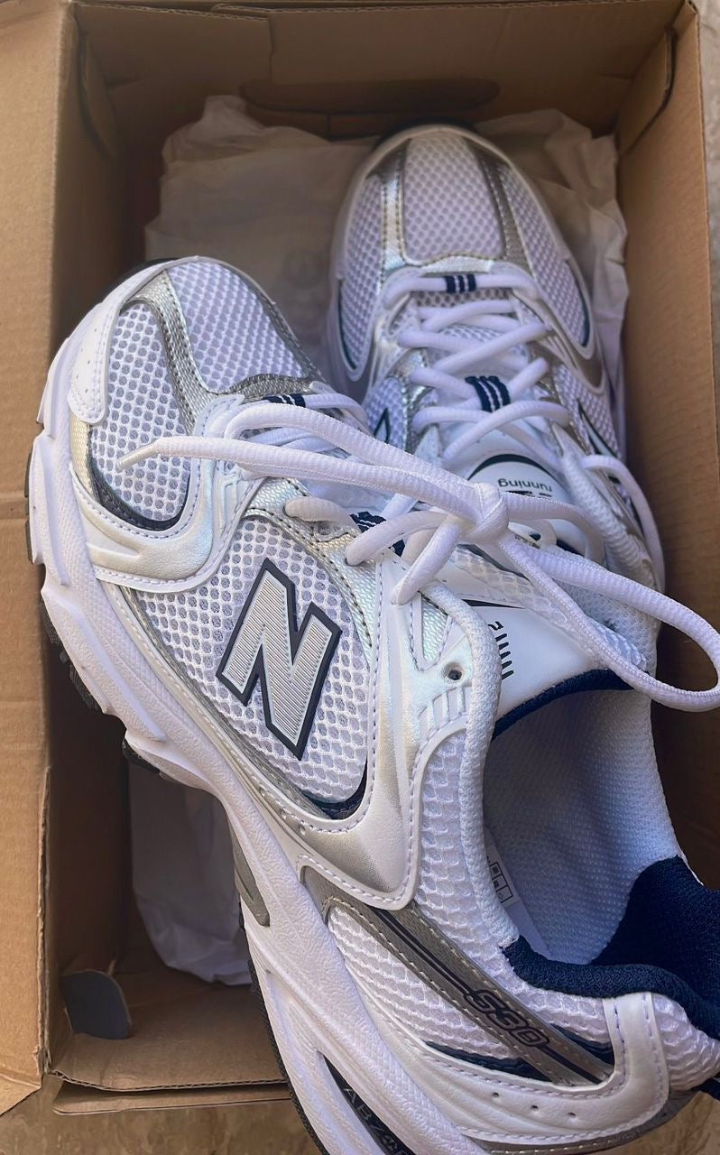 New balance 530 blanc blue