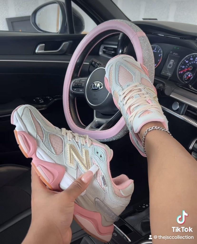 New balance 9060 baby shower blue