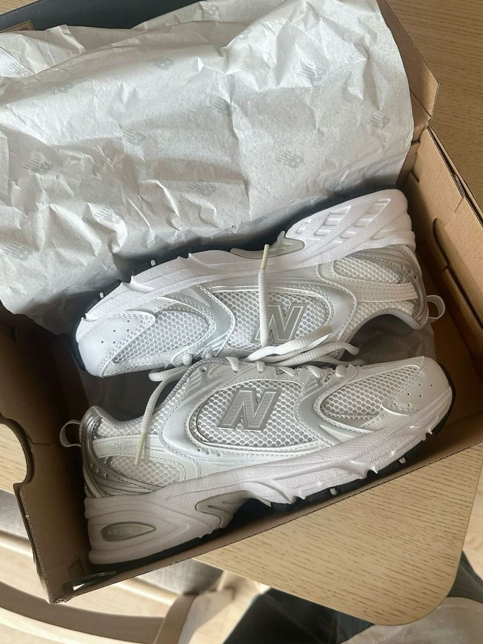 New balance 530 blanc gris