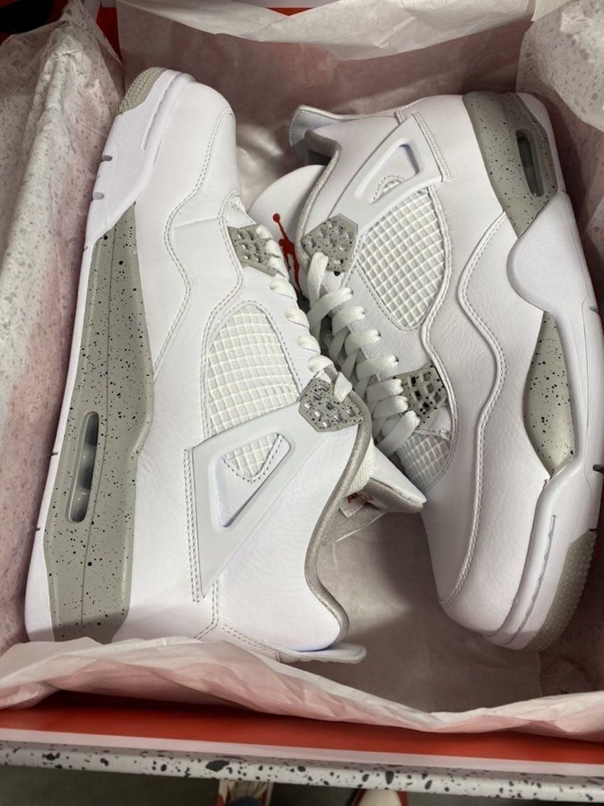 Air Jordan 4 Rétro White Oreo