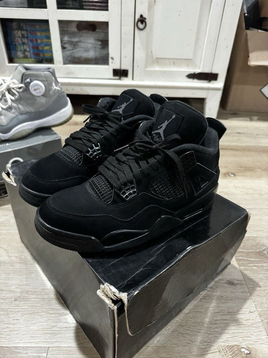 Air Jordan 4 black cat all black