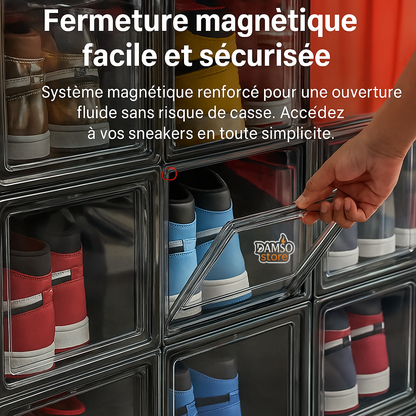 🧼 Boîte à Chaussures Premium – L’Organisation qui Sublime vos Sneakers
