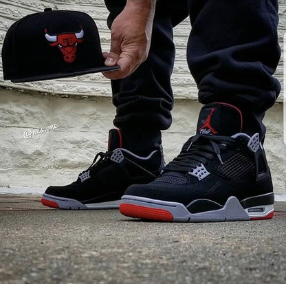 Air Jordan 4 rétro rouge noire