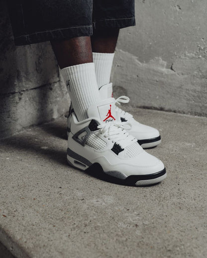 Air Jordan 4 White Cemant