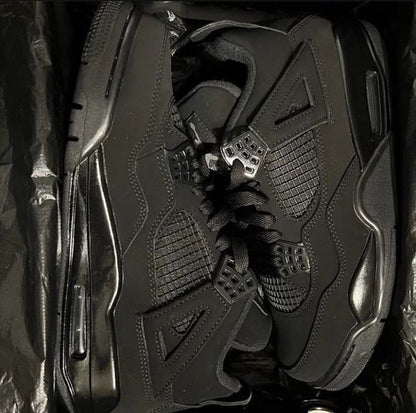 Air Jordan 4 black cat all black