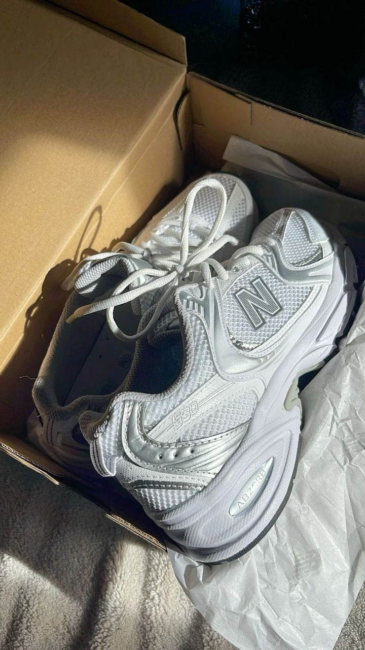 New balance 530 blanc gris