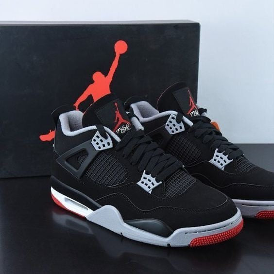 Air Jordan 4 rétro rouge noire