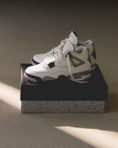 Air Jordan 4 White Cemant