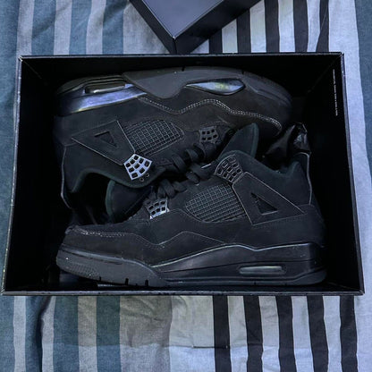 Air Jordan 4 black cat all black