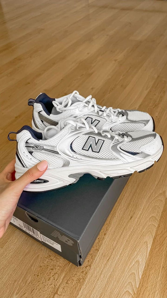 New balance 530 blanc blue