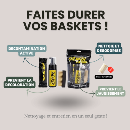 🧼 Kit de Nettoyage Pour Chaussures - Nettoyez, Protégez, Sublimez