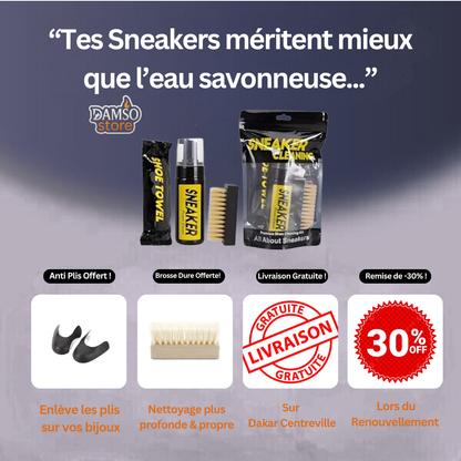 🧼 Kit de Nettoyage Pour Chaussures - Nettoyez, Protégez, Sublimez