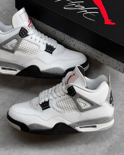 Air Jordan 4 White Cemant