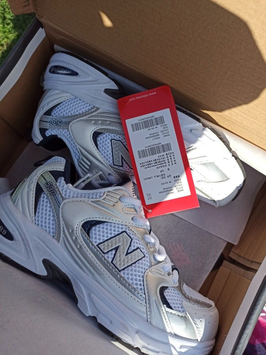 New balance 530 blanc blue