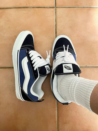 Vans knu school blue blanc