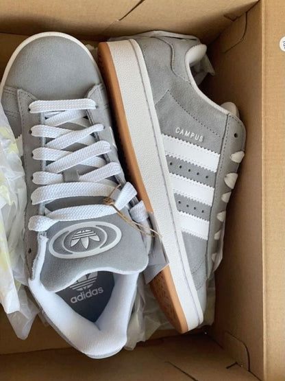 Adidas Campus Suede Gris - Sneakers intemporelles en daim