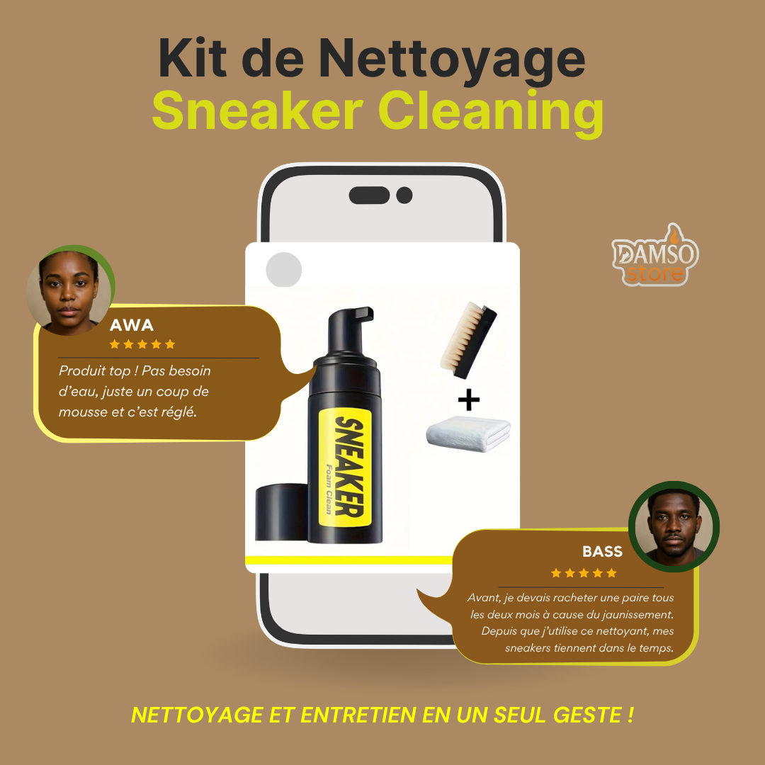 🧼 Kit de Nettoyage Pour Chaussures - Nettoyez, Protégez, Sublimez